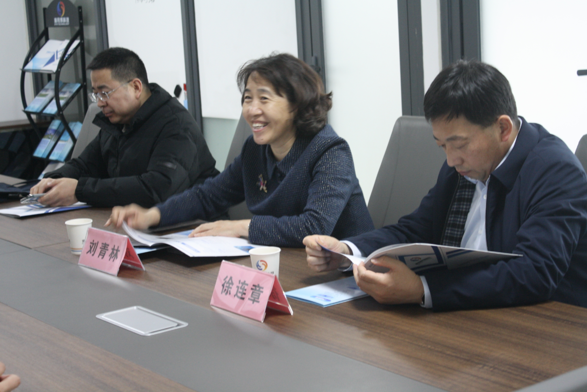 青岛市委统战部来我司参观调研